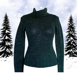 💟Teal Turtleneck Sweater